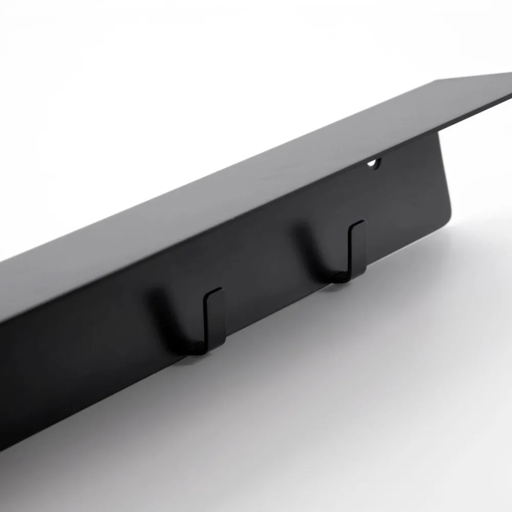 Meraki Bottle Hanger With Hooks Brushed Black^ Knager & Greb