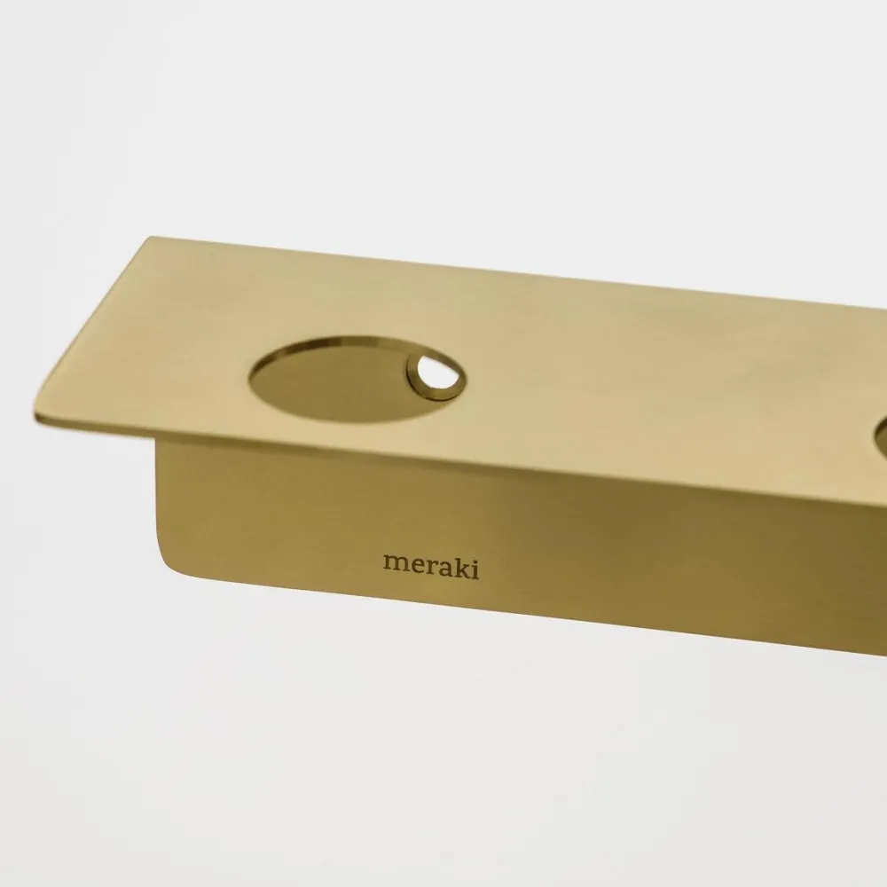Meraki Bottle Hanger With Hooks Brushed Brass^ Knager & Greb