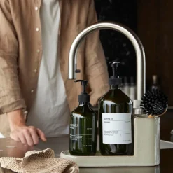 Meraki Brush & Soap Holder Datura Shellish Grey^ Køkken