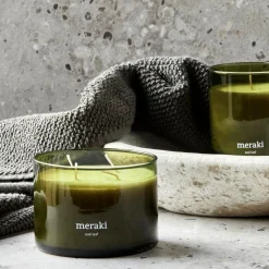 Meraki Scented Candle Oud Leaf Large^ Badeværelse