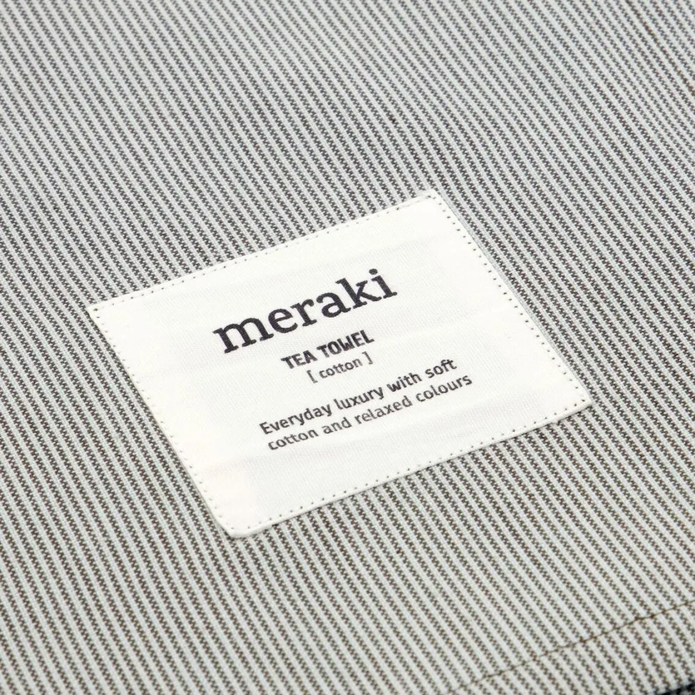 Meraki Tea Towels Verum Light Grey/Army^ Køkkentekstiler
