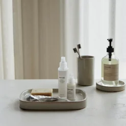 Meraki Tray Datura Shellish Grey^ Køkken|Badeværelse