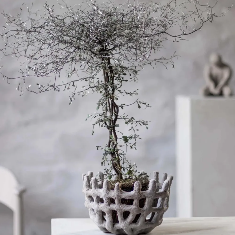 Mette Ditmer Art Piece Braided Bowl Sand^ Skåle & Bakker|Andet Boligtilbehør