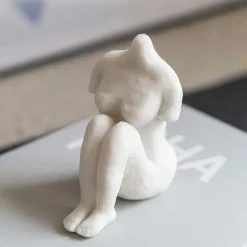Mette Ditmer Art Piece Sitting Woman Off-White^ Andet Boligtilbehør|Keramik & Porcelæn
