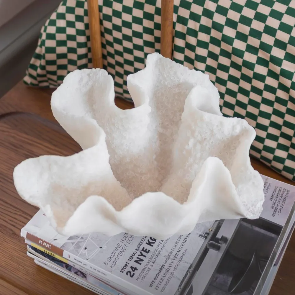 Mette Ditmer Coral Deco Bowl Off-White^ Skåle & Bakker|Andet Boligtilbehør