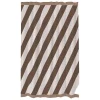 Mette Ditmer Diagonal Shower Curtain Chocolate^ Badeværelse|Badtekstiler