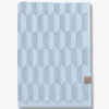 Mette Ditmer Geo Towel Light Blue^ Badeværelse