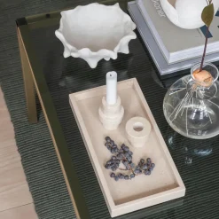 Mette Ditmer Marble Deco Tray Sand^ Skåle & Bakker|Badeværelse