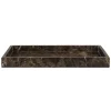 Mette Ditmer Marble Deco Tray Brown^ Skåle & Bakker