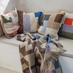 Mette Ditmer Maze Throw Chocolate^ Plaider