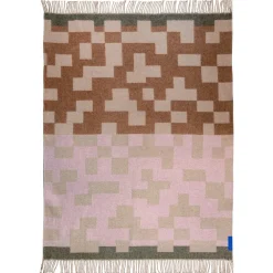 Mette Ditmer Maze Throw Powder Rose^ Plaider
