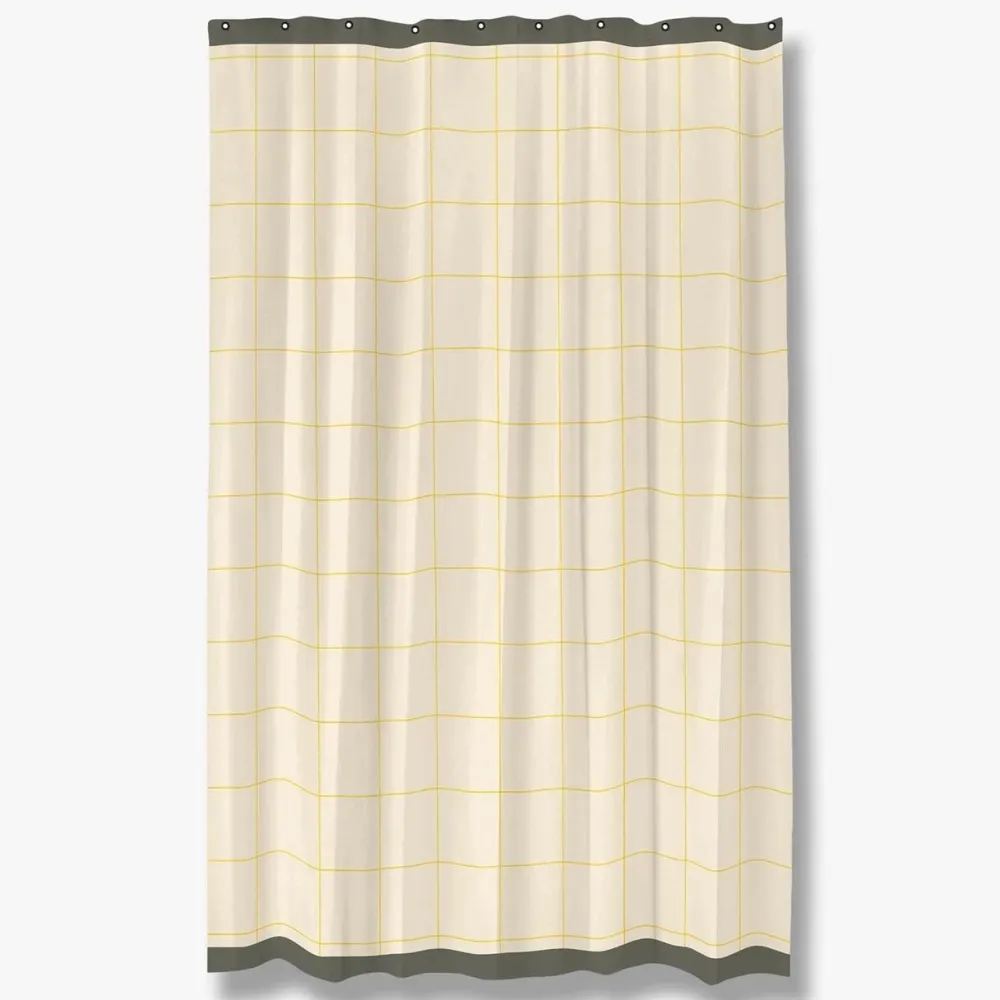 Mette Ditmer Mesh Shower Curtain Yellow^ Badeværelse