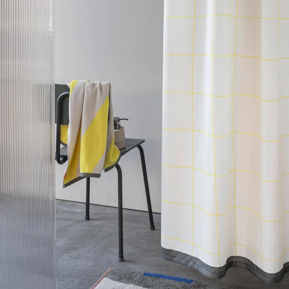 Mette Ditmer Mesh Shower Curtain Yellow^ Badeværelse