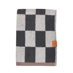Mette Ditmer Retro Guest Towels Dark Grey^ Badeværelse|Badtekstiler