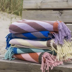 Mette Ditmer Retro Throw Lilac^ Plaider