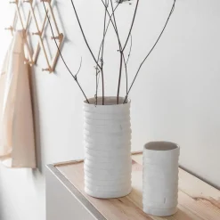 Mette Ditmer Ribbon Vase Off-White Small^ Andet Boligtilbehør|Vaser