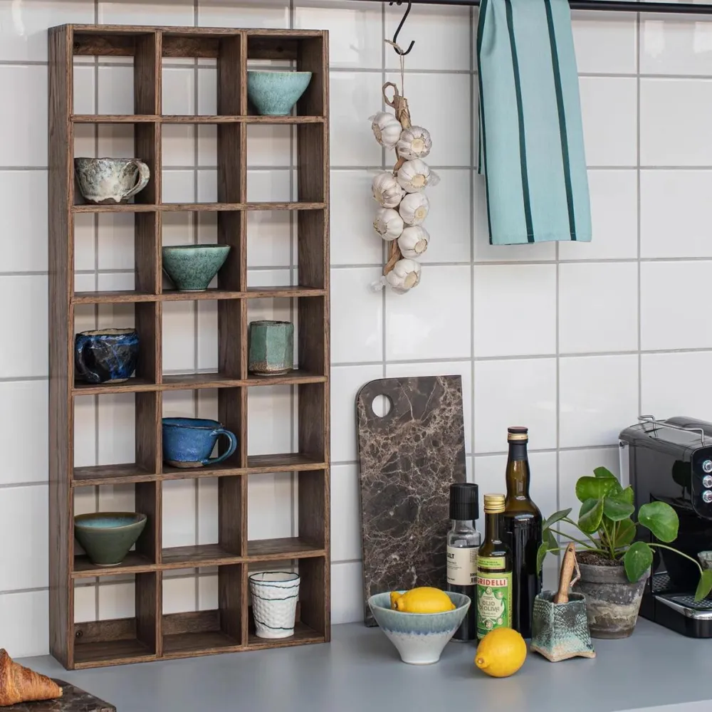 Mette Ditmer Showcase Set Box Oak/Dark Oiled Large^ Hylder|Reoler & Skabe