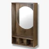 Mette Ditmer Show-Me Mirror Shelf Oak/Dark Oiled Small^ Reoler & Skabe|Andet Boligtilbehør