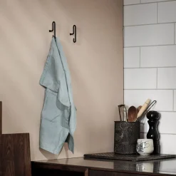 Moebe Wall Hook Small Black 2-pak^ Knager & Greb|Entré