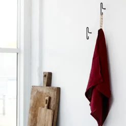 Moebe Wall Hook Small Black 2-pak^ Knager & Greb|Entré