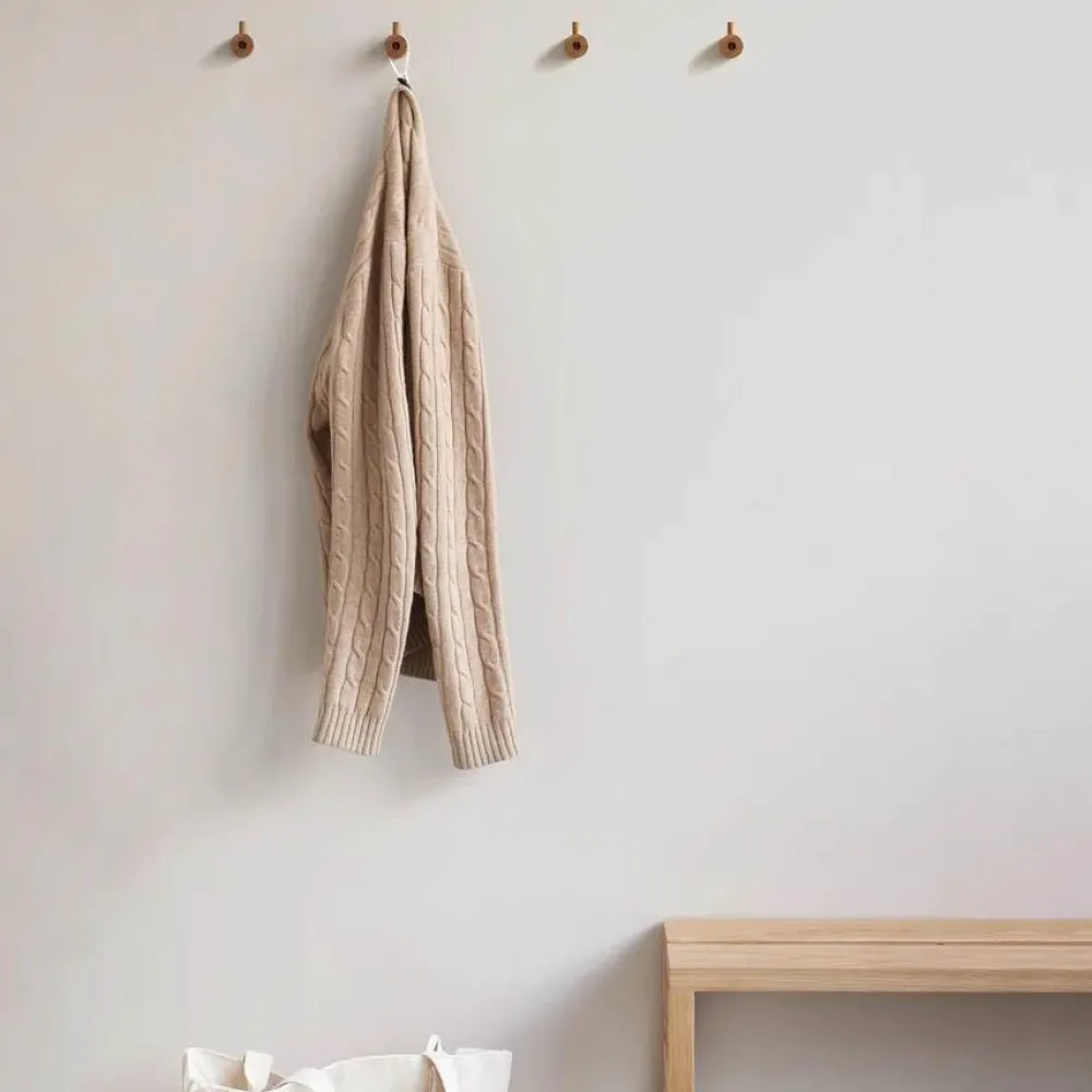 Moebe Wooden Wall Hook Oak^ Knager & Greb|Entré