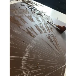 Monika Petersen Musling-Seashell Gold/Sand^ Stue|Illustrationer & Plakater