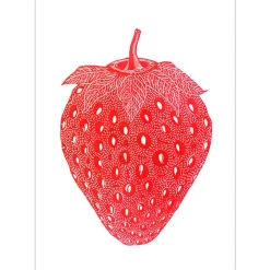 Monika Petersen Strawberry Red^ Stue|Illustrationer & Plakater