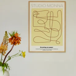 MONNA Studio Design Poster Drawing On Paper 50x70 cm^ Andet Boligtilbehør|Illustrationer & Plakater
