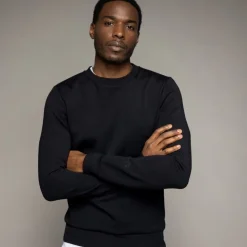 Mos Mosh Gallery Abel Crew Neck Sweat Black^ Overdele