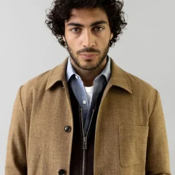 Mos Mosh Gallery Conor Herringbone Jacket Ermine^ Overtøj