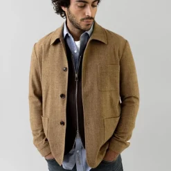 Mos Mosh Gallery Conor Herringbone Jacket Ermine^ Overtøj