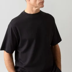 Mos Mosh Gallery Darren SS Tee Black^ Overdele