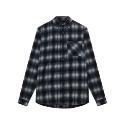 Mos Mosh Gallery David Shadow Overshirt Salute Navy^ Overdele