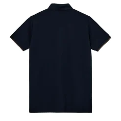 Mos Mosh Gallery Harvey Polo SS Tee Navy^ Overdele