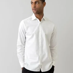 Mos Mosh Gallery Marco Oxford Shirt White^ Overdele