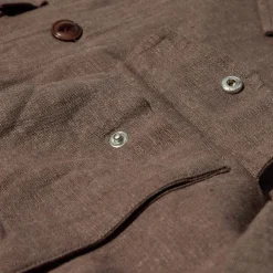 Mos Mosh Gallery Milo Plage Overshirt Chocolate Chip^ Overtøj