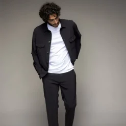 Mos Mosh Gallery Perry O-SS Tee White^ Overdele