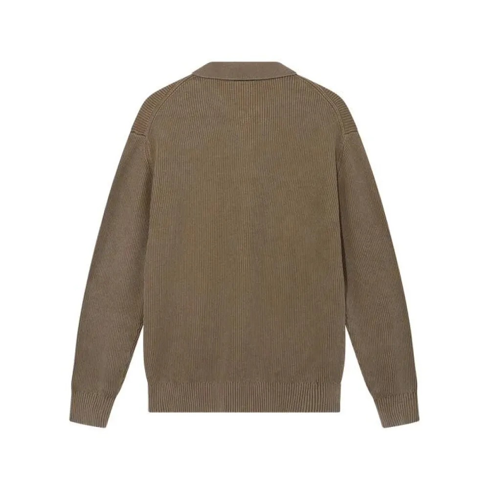 Mos Mosh Gallery Royce Zip Polo Knit Ermine^ Overdele