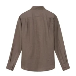 Mos Mosh Gallery Theo Linen Shirt Chocolate Chip^ Overdele