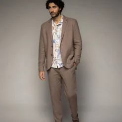 Mos Mosh Gallery Williams Plage Blazer Chocolate Chip Melange^ Overdele