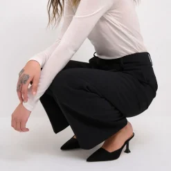 My Essential Wardrobe My Essential The Tailored High Pant Black^Dame Underdele