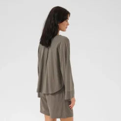 My Essential Wardrobe Dias Blouse Walnut^Dame Overdele