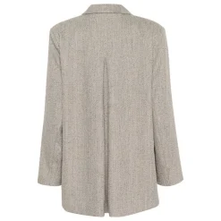 My Essential Wardrobe Emmy Blazer Oatmeal Melange^Dame Overdele