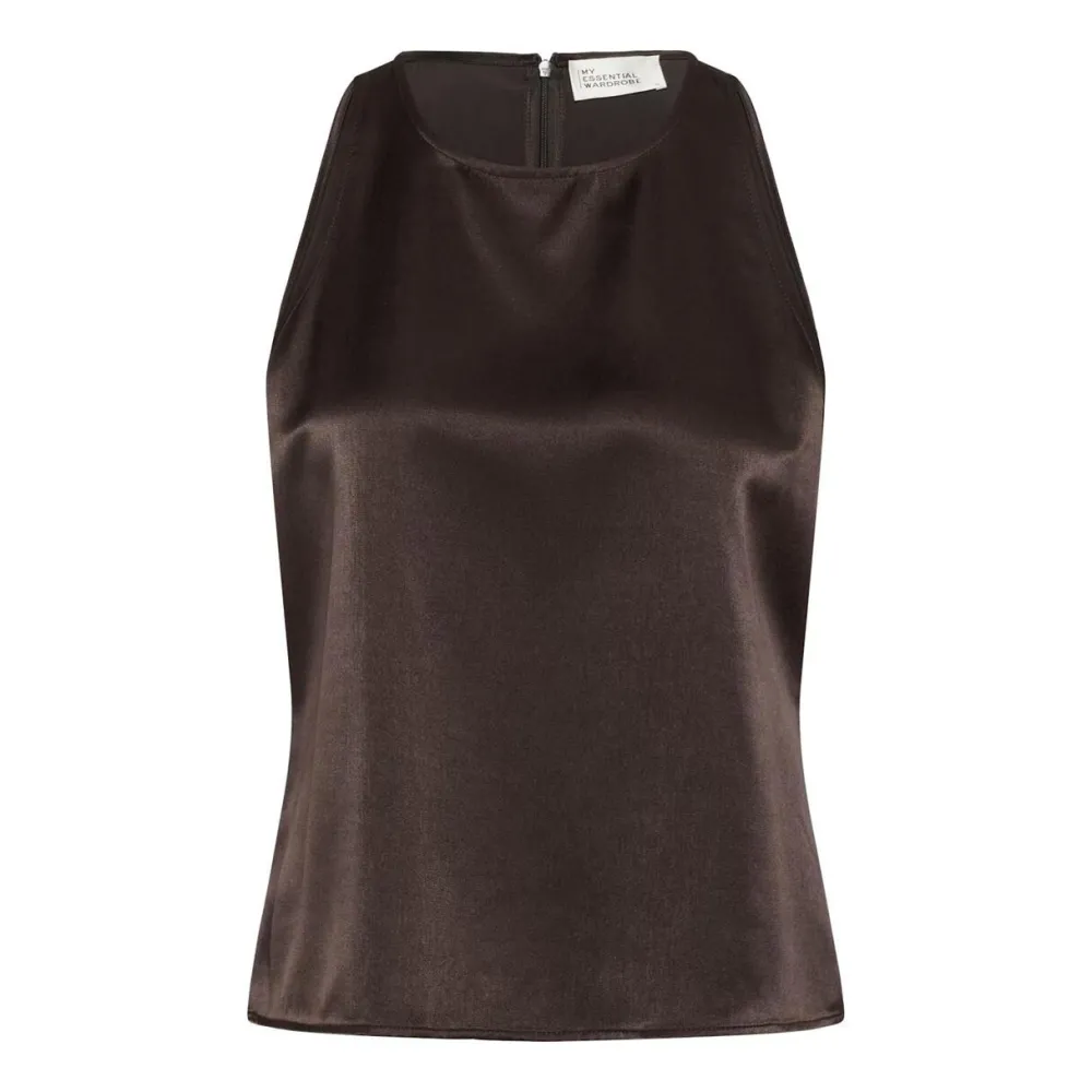 My Essential Wardrobe EstelleMW Top Espresso^Dame Overdele