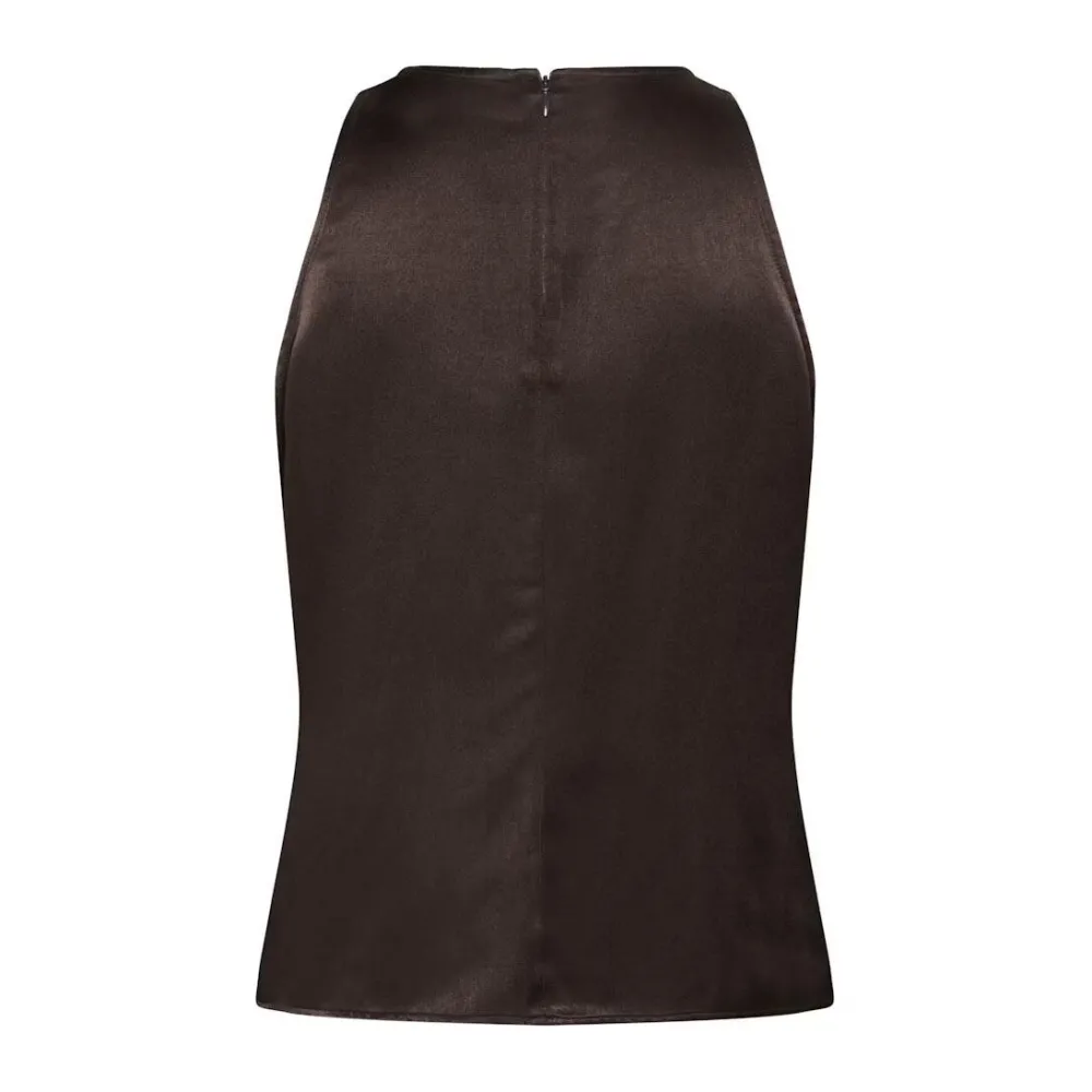My Essential Wardrobe EstelleMW Top Espresso^Dame Overdele