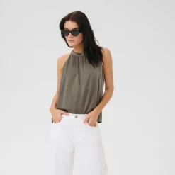 My Essential Wardrobe Estelle Top Walnut^Dame Overdele