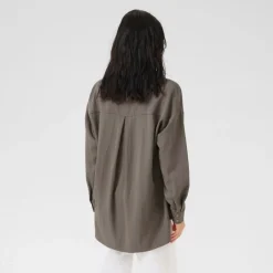 My Essential Wardrobe Gilda Boxy Shirt Walnut^Dame Overdele