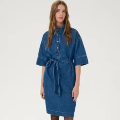 My Essential Wardrobe Hilma Dress Medium Blue Wash^Dame Overdele
