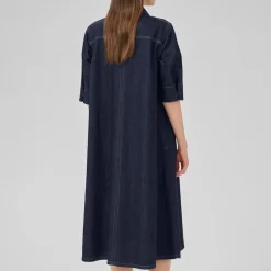 My Essential Wardrobe MaloMW Long Dress Dark Blue^Dame Overdele