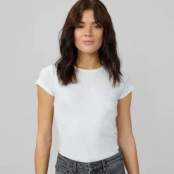 My Essential Wardrobe Mandy Tee Bright White^Dame Overdele